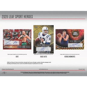 2026 Leaf Sport Heroes Multi-Sport Hobby, Box