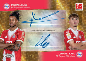 2025-26 Topps Chrome Bundesliga Soccer Hobby, Box