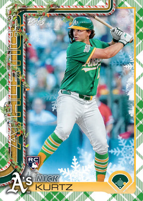 2025 Topps Holiday Baseball Advent Calendar Hobby, 8 Box Case