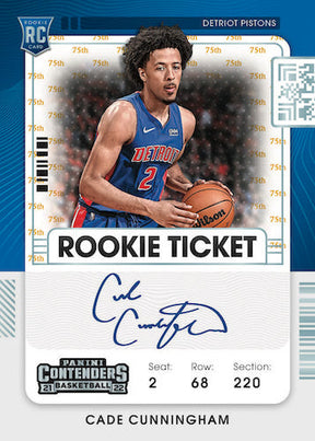 2021-22 Panini Contenders Hobby Basketball, Box