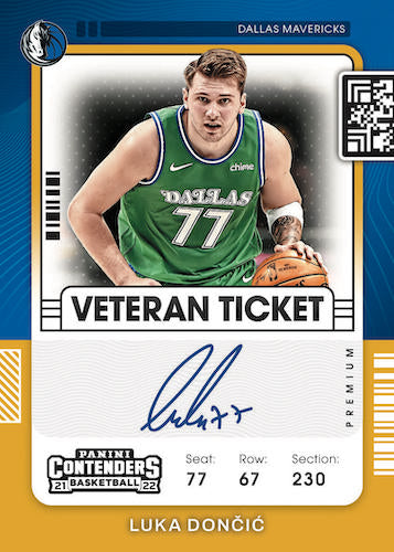 2021-22 Panini Contenders Hobby Basketball, Box