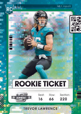2021 Panini Contenders Optic Football Hobby, 20 Box Case
