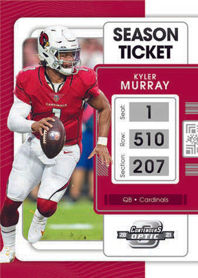 2021 Panini Contenders Optic Football Hobby, 20 Box Case