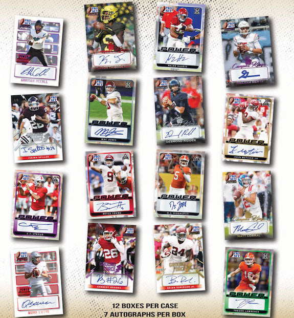 2021 Leaf Pro Set Power Football Hobby, Box