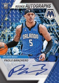 2022-23 Panini Mosaic Basketball Hobby, Pack