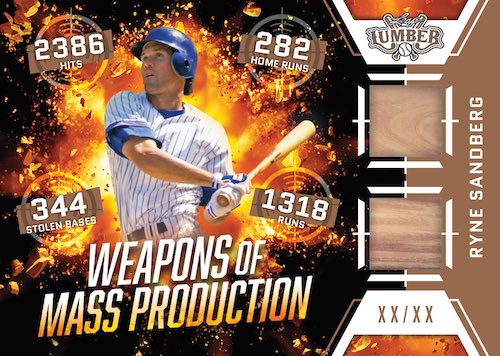 2022 Leaf Lumber Baseball Hobby, 10 Box Case