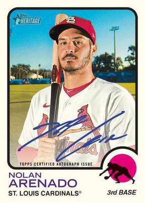 2022 Topps Heritage Hobby Baseball, 12 Box Case