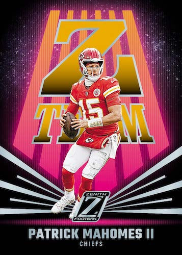 2023 Panini Zenith Football, 20 Mega Box Case