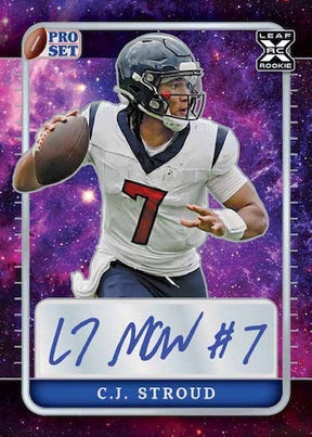 2023 Leaf Pro Set Metal Football Hobby, Box