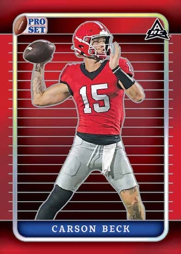 2023 Leaf Pro Set Metal Football Hobby, Box