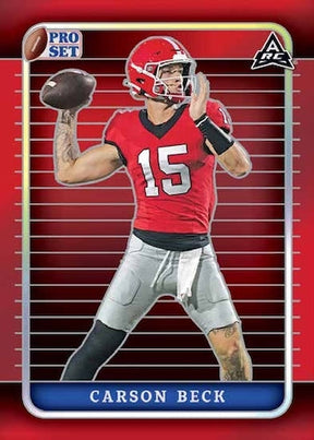 2023 Leaf Pro Set Metal Football Hobby, 10 Box Case