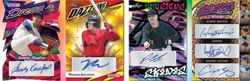 2023 Leaf Vivid Baseball Hobby, 12 Box Case