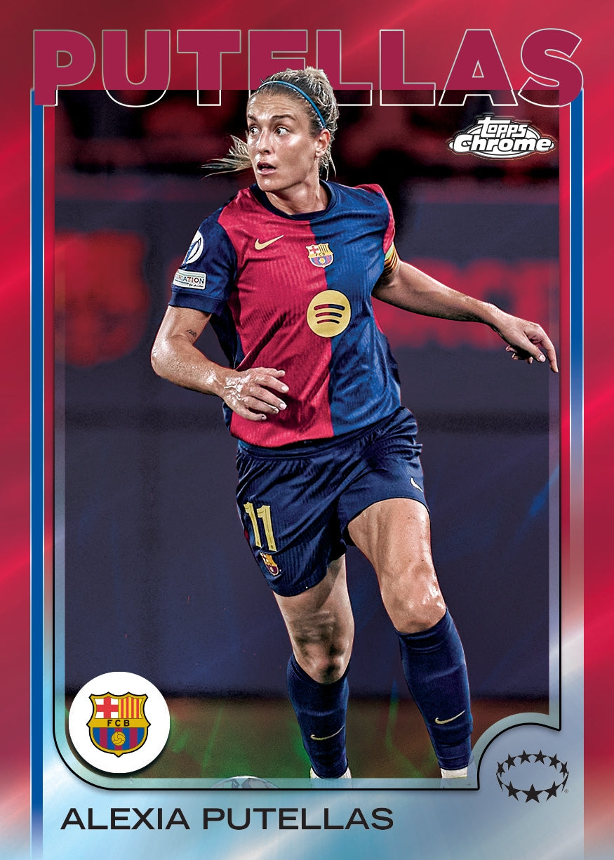 2024-25 Topps UEFA Women's Champions League Chrome Soccer Hobby, Box