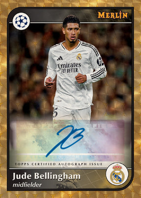 2024-25 Topps UEFA Club Competitions Merlin Chrome Soccer Blaster, 40 Box Case