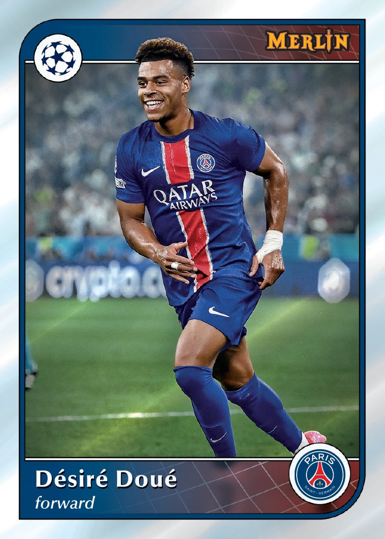 2024-25 Topps UEFA Club Competitions Merlin Chrome Soccer Blaster, Box
