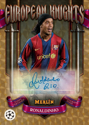 2024-25 Topps UEFA Club Competitions Merlin Chrome Soccer Hobby, 12 Box Case