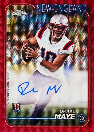 2024 Topps Chrome Football Blaster, Box