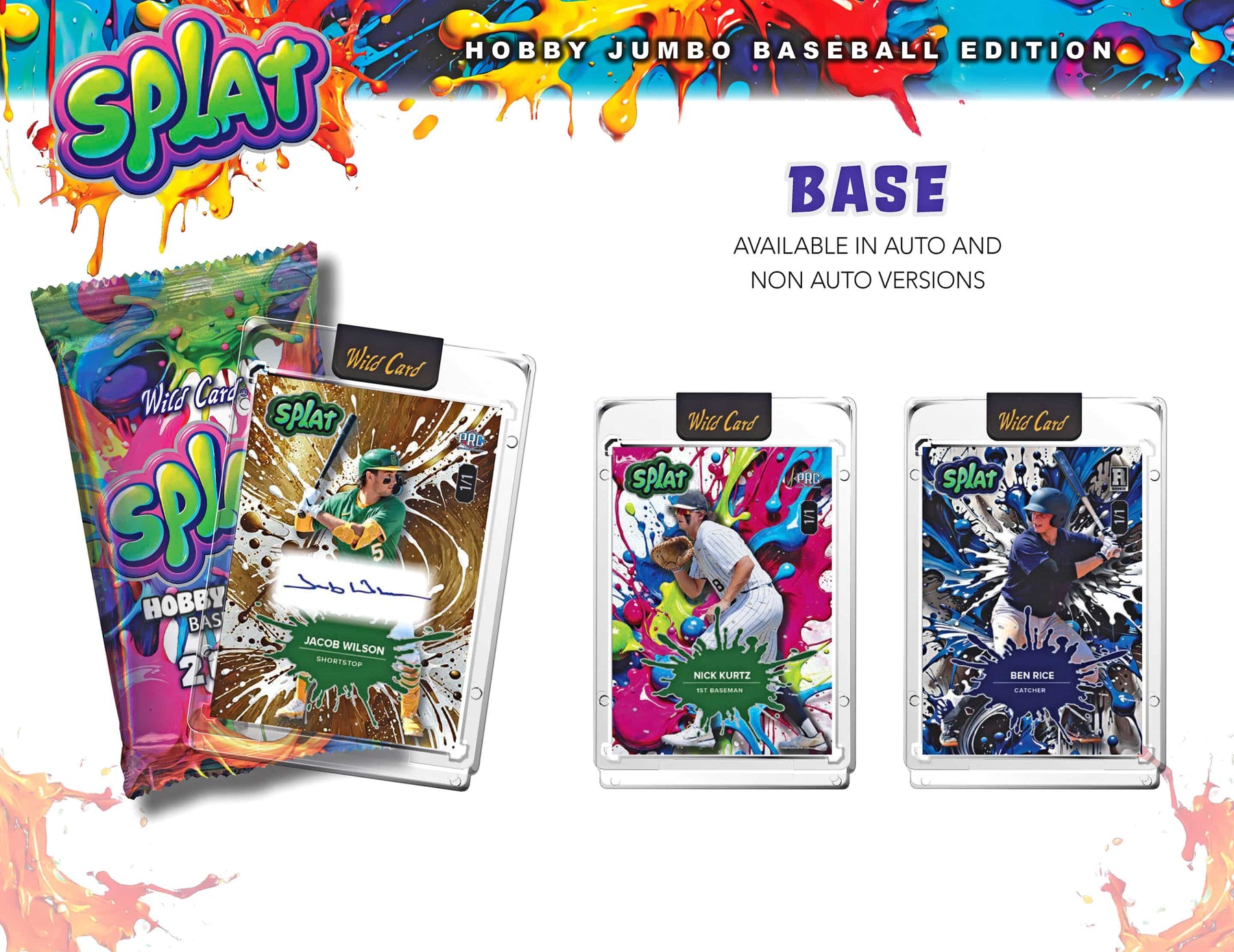 2024 Wild Card Splat Baseball Hobby Jumbo, Box