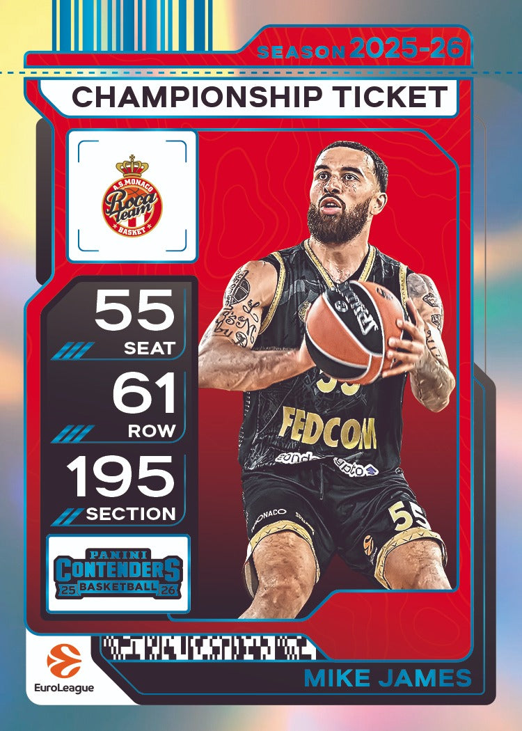 2025-26 Panini Contenders EuroLeague Basketball Hobby Mega, 20 Box Case