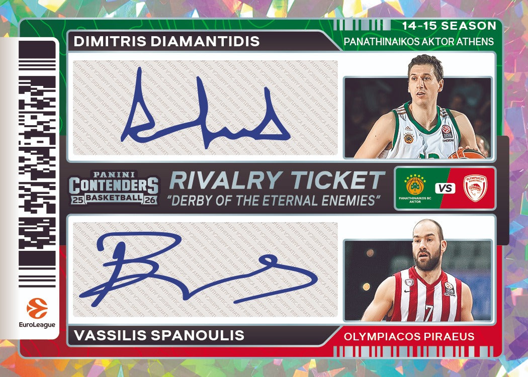 2025-26 Panini Contenders EuroLeague Basketball Hobby Mega, Box