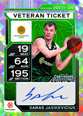 2025/26 Panini Contenders EuroLeague Basketball Hobby, Pack