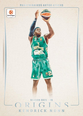 2025-26 Panini Origins EuroLeague Basketball Hobby, 12 Box Case