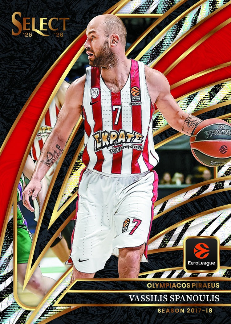 2025-26 Panini Select EuroLeague Basketball Hobby Mega, 20 Box Case