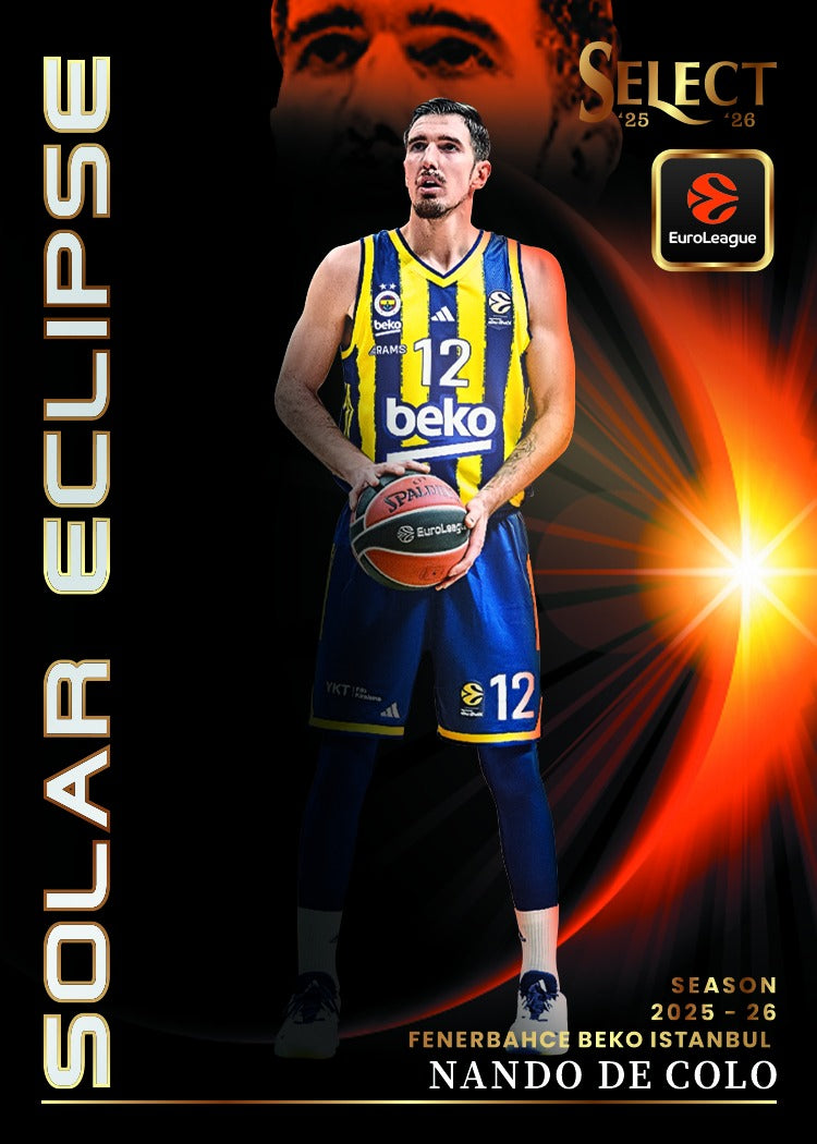 2025-26 Panini Select EuroLeague Basketball Hobby, 12 Box Case