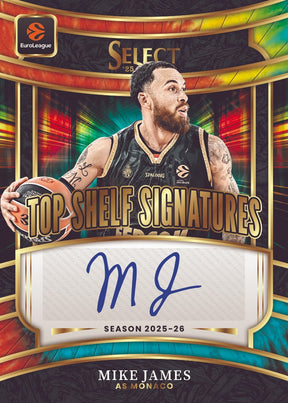 2025-26 Panini Select EuroLeague Basketball Hobby, Box