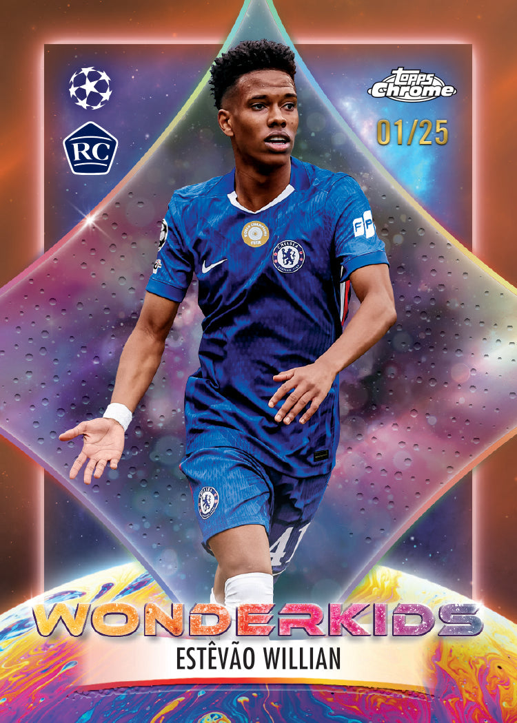 2025-26 Topps UEFA Club Competitions Chrome Soccer Hobby, Box