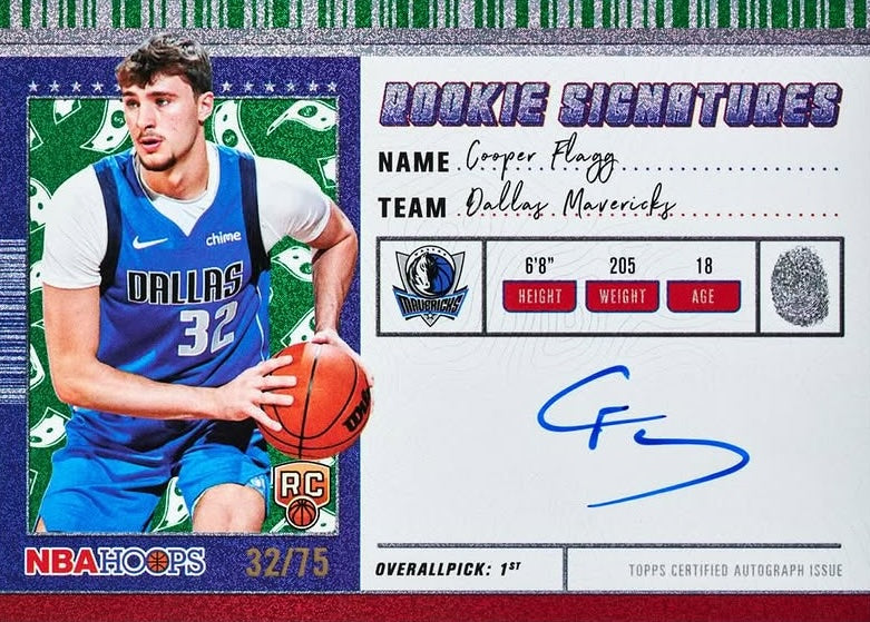 2025-26 Topps NBA Hoops Basketball Hanger, Box