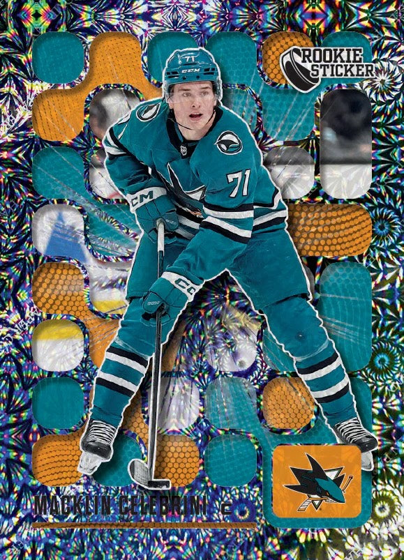 2025-26 Topps NHL Sticker Collection Hockey Hobby, 16 Box Case