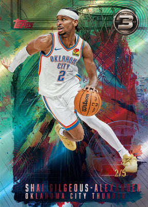 2025-26 Topps Three Basketball Hobby, Box