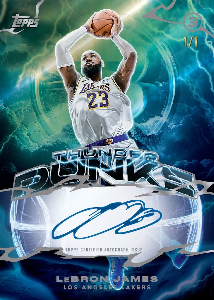 2025/26 Topps Three Basketball Hobby, 4 Box Case