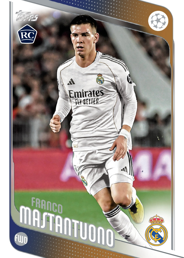 2025-26 Topps UEFA Club Competitions Soccer Blaster, 40 Box Case