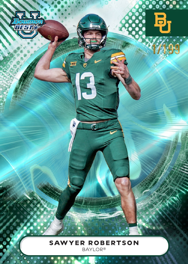 2025 Bowman's Best University Football Hobby, 12 Box Case