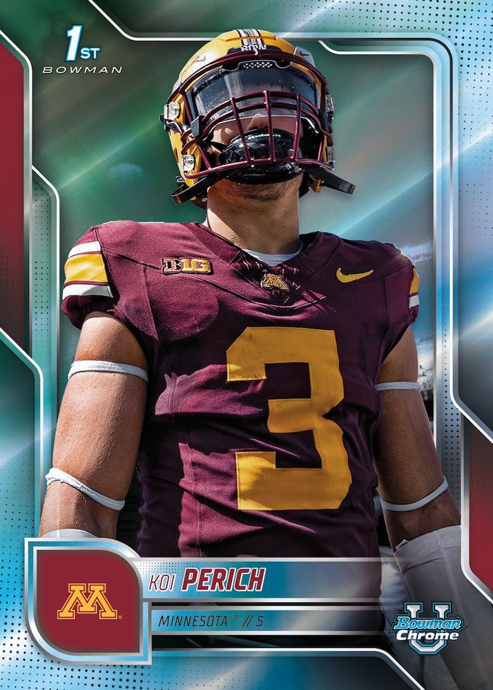 2025 Bowman Chrome University Football Blaster, 40 Box Case