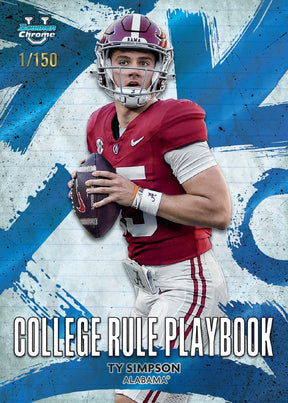 2025 Bowman Chrome University Football Hobby, 12 Box Case
