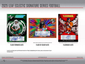 2025 Leaf Eclectic Signature Series Football Hobby, 10 Box Case