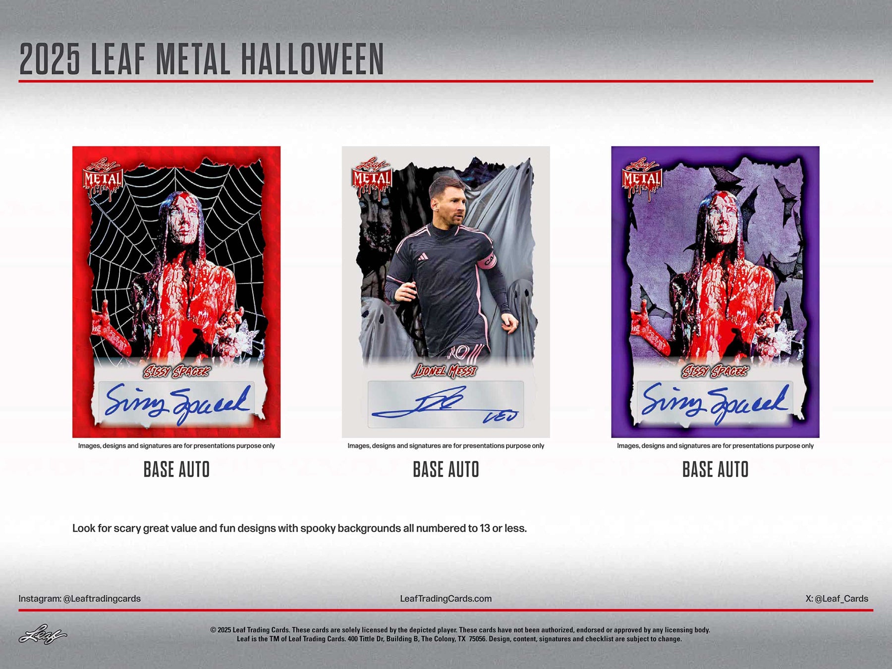 2025 Leaf Metal Halloween Hobby, Box