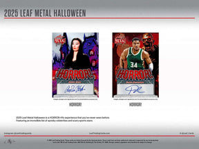 2025 Leaf Metal Halloween Hobby, Box