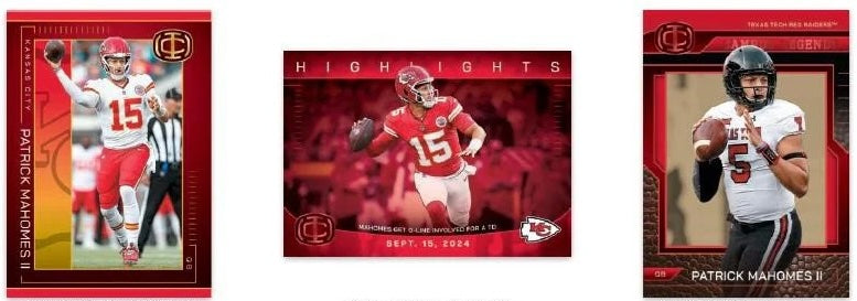 2025 Panini Authentically Mahomes Icon Collection Football Blaster, Box