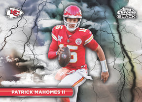 2025 Topps Chrome Black Football Hobby, 12 Box Case