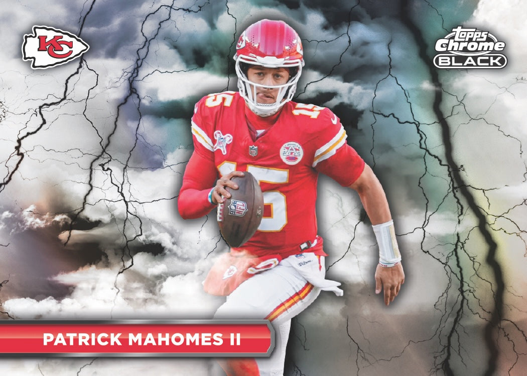2025 Topps Chrome Black Football Hobby, Box