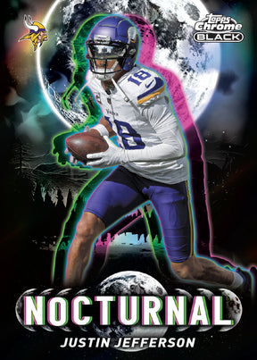 2025 Topps Chrome Black Football Hobby, 12 Box Case