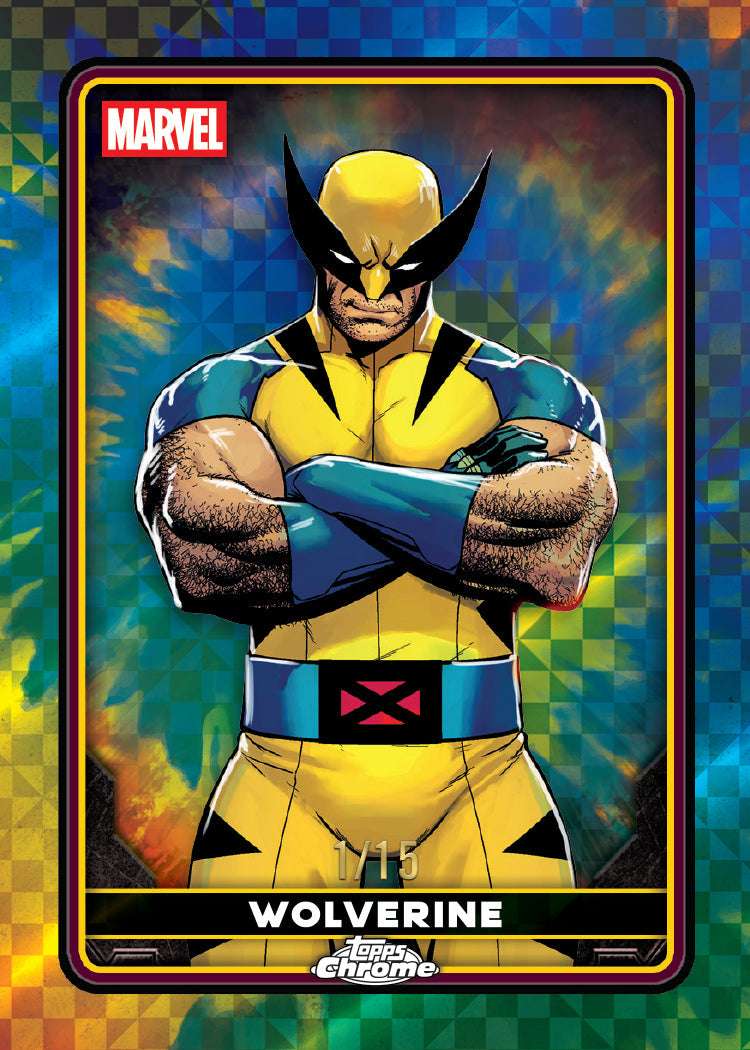 2025 Topps Chrome Marvel Deadpool Hobby, 12 Box Case