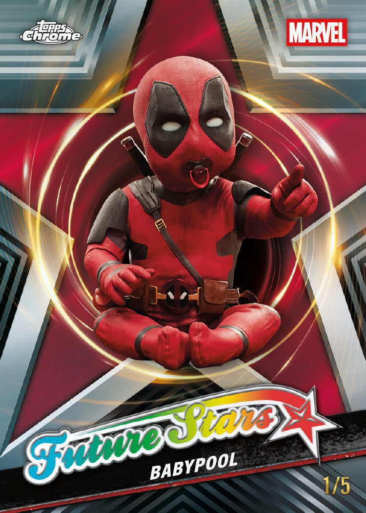 2025 Topps Chrome Marvel Deadpool Blaster, Box