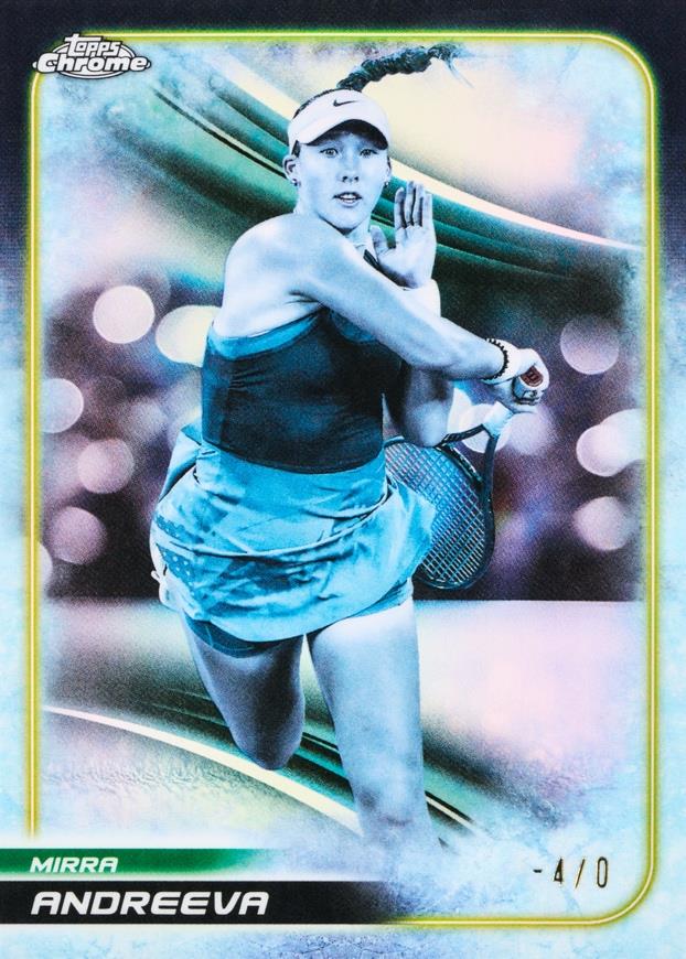 2025 Topps Chrome Tennis Delight, 12 Box Case