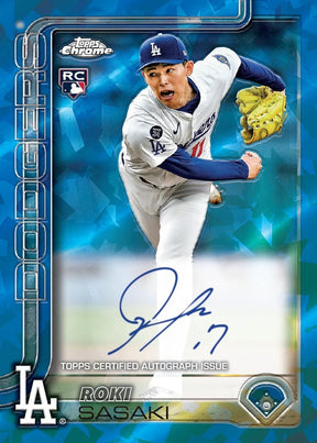 2025 Topps Chrome Update Series Baseball Sapphire Edition, Box