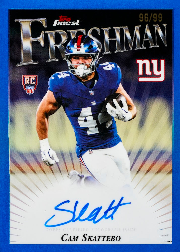 2025 Topps Finest Football Hobby, 8 Box Case